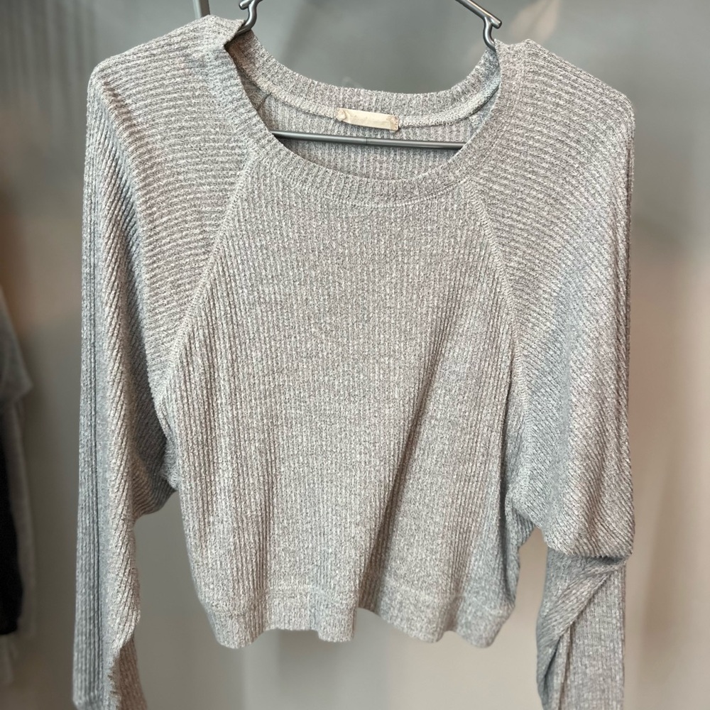 Altar'd State Ribbed Knit Sweater